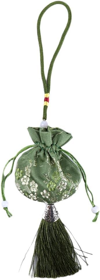 Women Jewelry Storage Bag with Drawstring Design Green