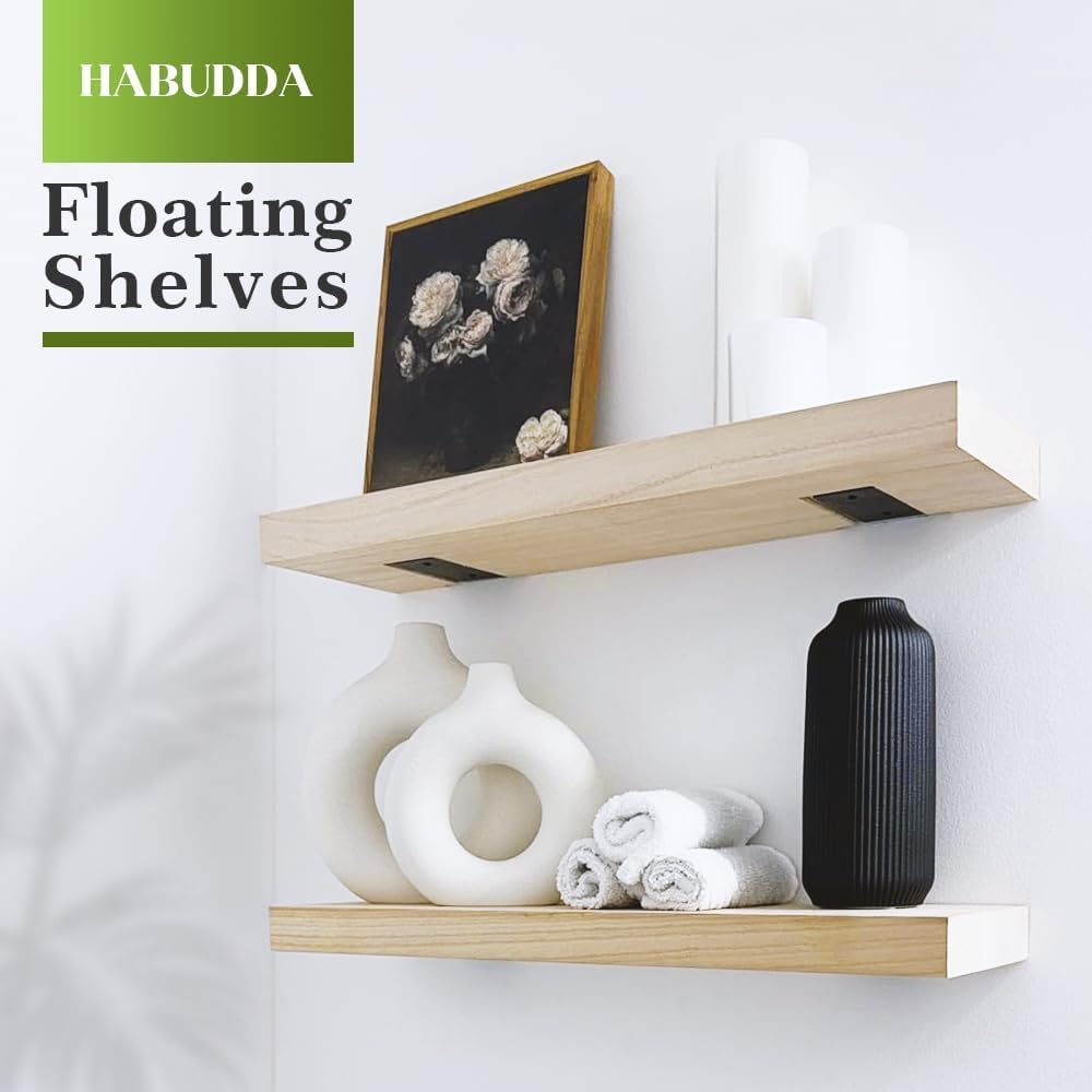 Habudda Floating Shelves Wall Decor for DIY