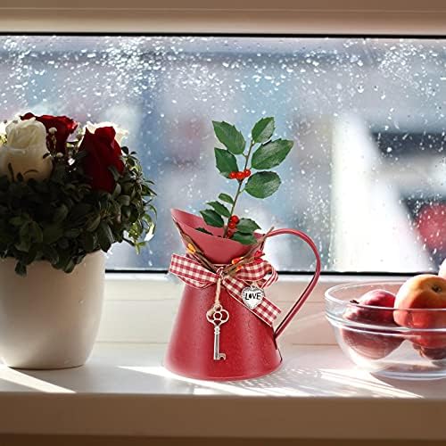 Rustic Iron Flower Planter Shabby Chic Vase