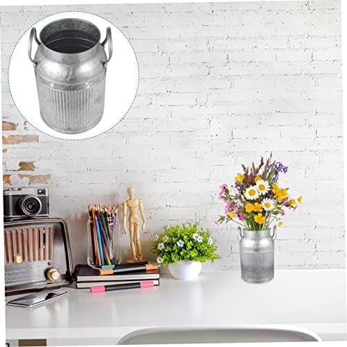 Healifty Milk Jug Flower Pot with Handle