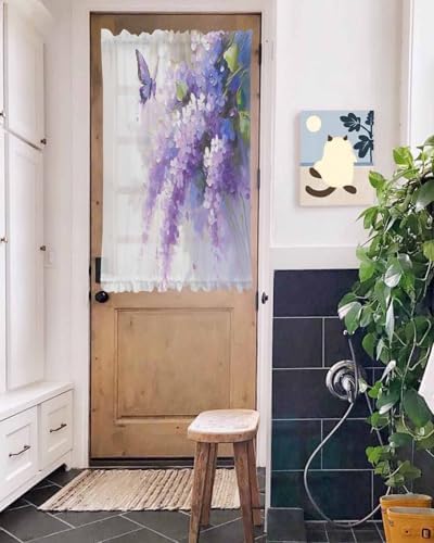 Elegant Door Curtains with Tiebacks for French Doors 1