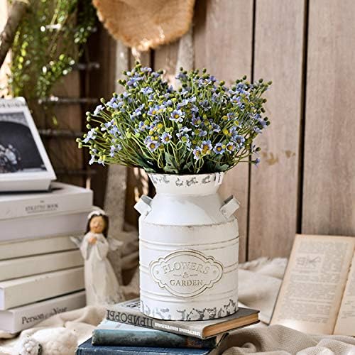 Rustic Metal Flower Vase - 98 Inch Shabby Chic Design