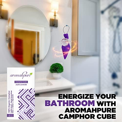 Aromahpure Camphor Cube Set of 2 Joyous Jasmine Joyful Lavender