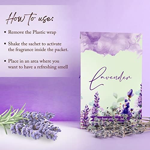 Gayo 6 Pack Lavender Home Fragrance Sachets for Small Spaces 1