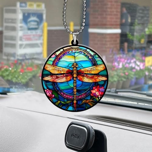 Suncatcher Dragonfly Car Hanging Ornament for Men Women