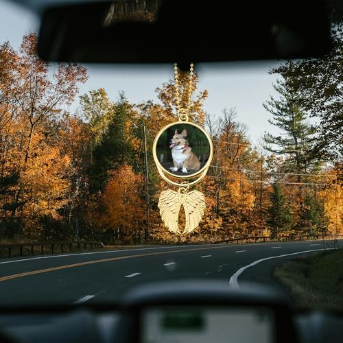 Custom Pet Photo Memorial Car Charm Pendant