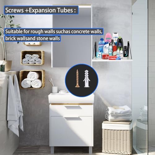 Deep Floating Shelves for Wall 12 Inch Wide Set of 2