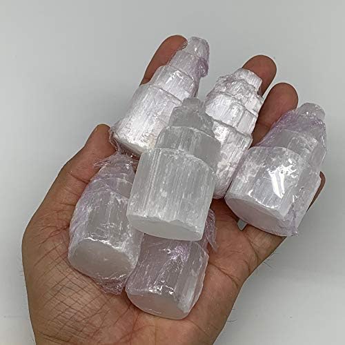 Natural Rough Selenite Crystal Tower 22-23 Inches
