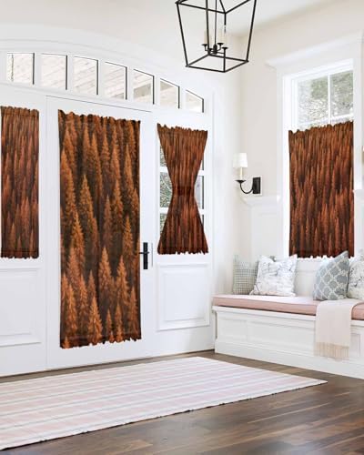Elegant Door Curtains with Tiebacks for French Doors