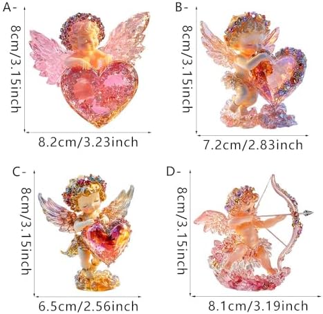 Crystal Effect Animal and Angel Hanging Decor Set
