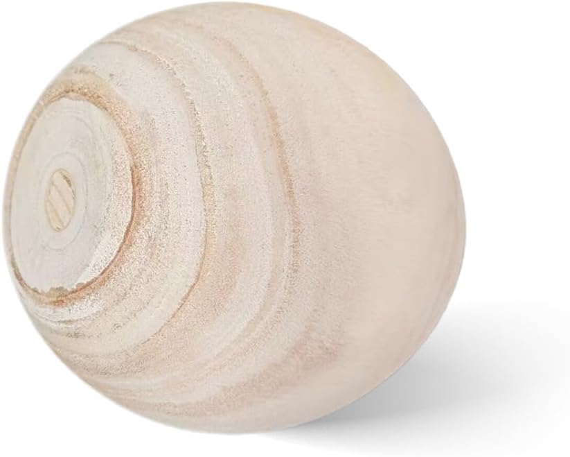 WEIDUOFUN Natural Wood Flower Vase Decorative Urn Planter Pitcher for Home Wedding Cafe