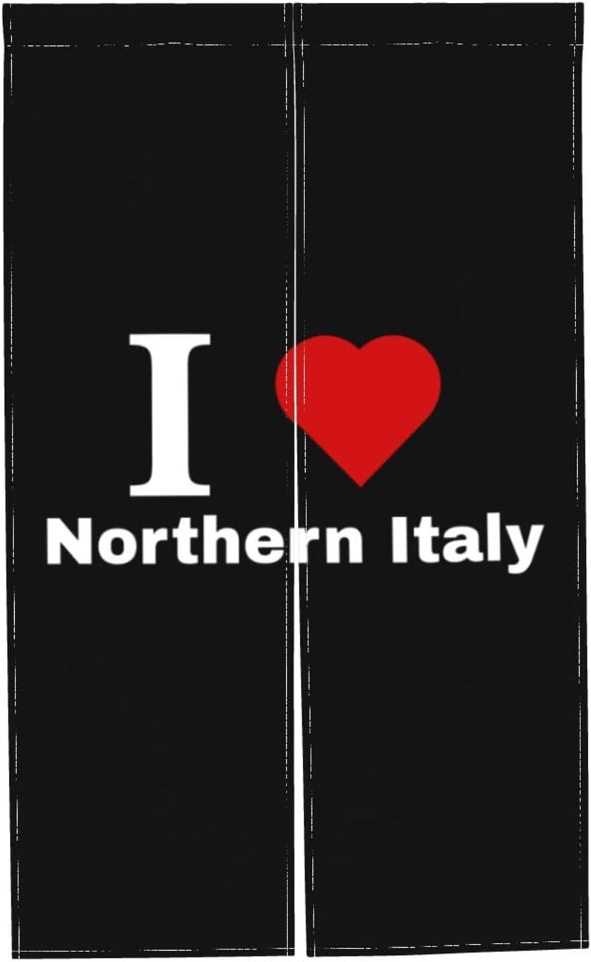 I Love Northern Italy Blackout Curtain Panels 34x56in