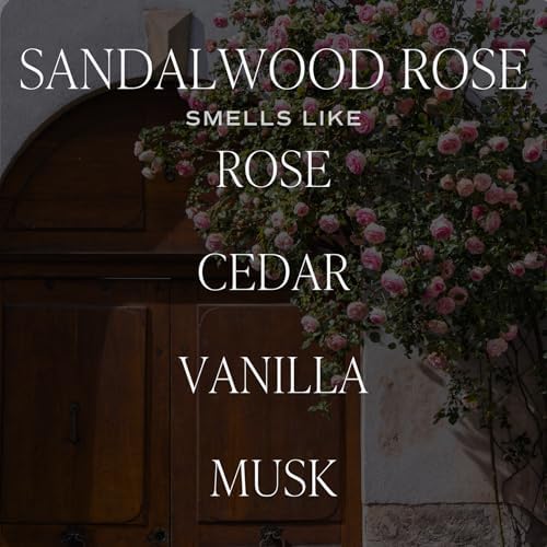 Sweet Water Decor Sandalwood Rose Reed Diffuser Set