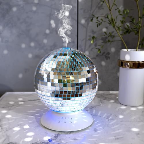 Mirror Essential Oil Diffuser with 14 Light Modes