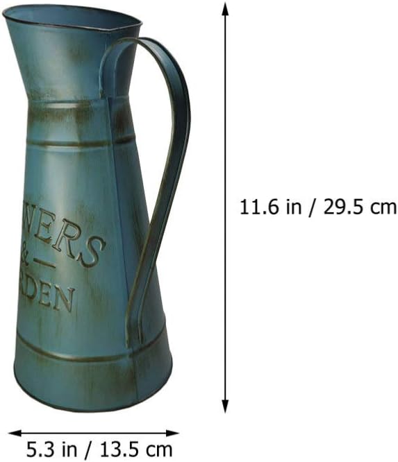 DOITOOL Retro Kettle Flower Vase for Home Decor