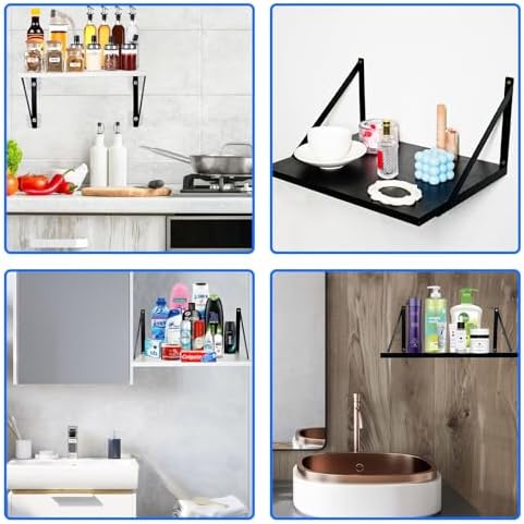 Deep Floating Shelves for Wall 12 Inch Wide Set of 2