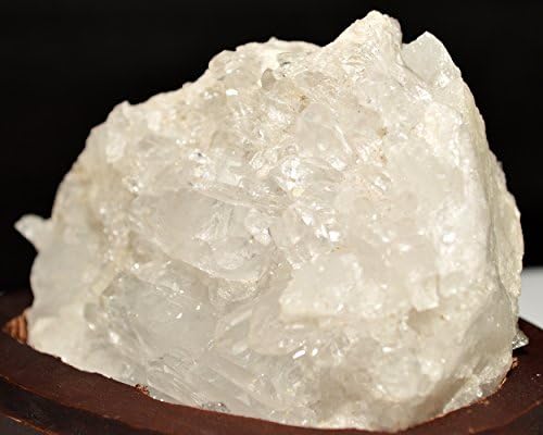 HQRP 45 Inch Unique Quartz Cluster on Wood Base