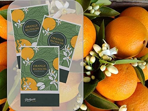 Orange Blossom Scented Sachets Pack of 3 - Home Fragrance