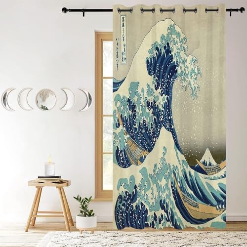 Leyiyi Japanese Door Curtain Privacy Panel 59x80 Inch