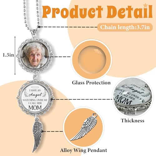 Custom Car Photo Ornament - I Have an Angel Watching Over Me