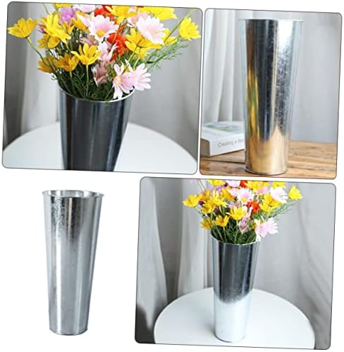 STOBAZA Iron Flower Bucket Creative Vase Decor