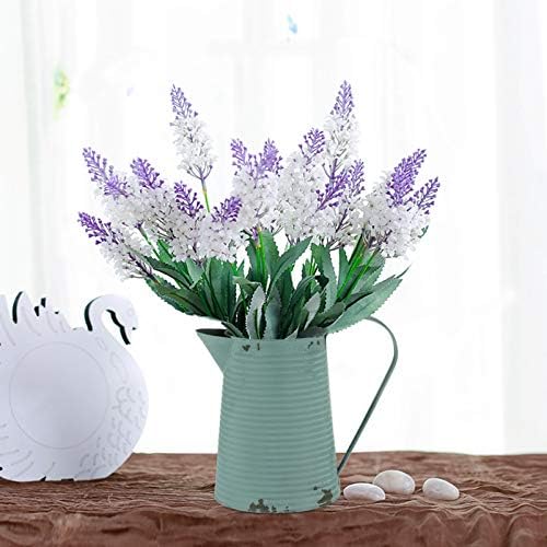 Cabilock Rustic Metal Flower Vase Vintage Pitcher