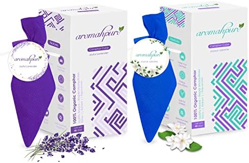 Aromahpure Camphor Cube Set of 2 Joyous Jasmine Joyful Lavender