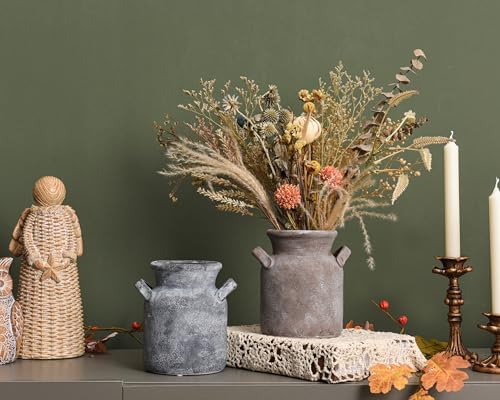 Quoowiit Ceramic Rustic Farmhouse Vase