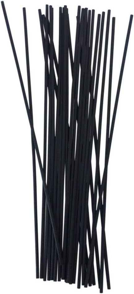 50pcs Black Reed Diffuser Sticks for Home Fragrance