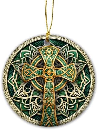SunSky Gallery Irish Trinity Celtic Cross Ornament