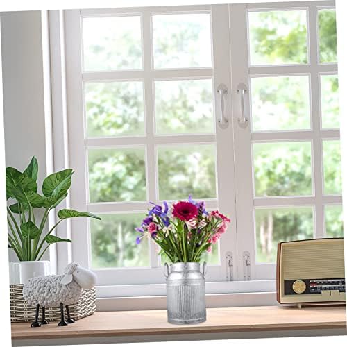 Healifty Milk Jug Flower Pot with Handle