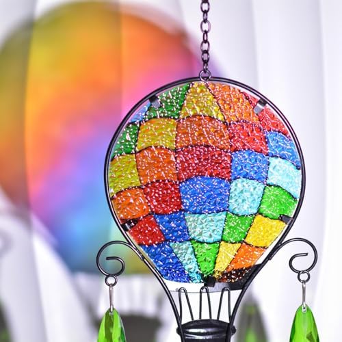 Hand-Painted Christmas Bell Stained Glass Suncatcher