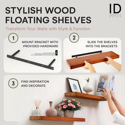 Imperative Decor Heavy Duty Floating Shelves Set of 2