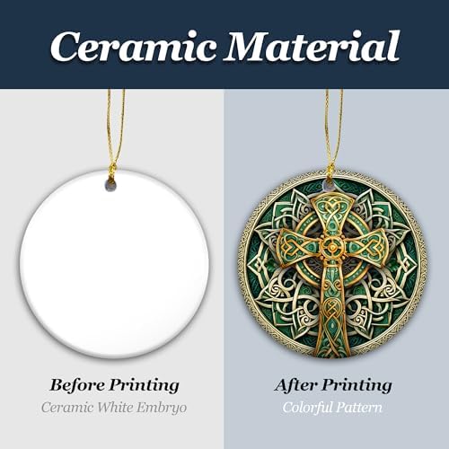 SunSky Gallery Irish Trinity Celtic Cross Ornament