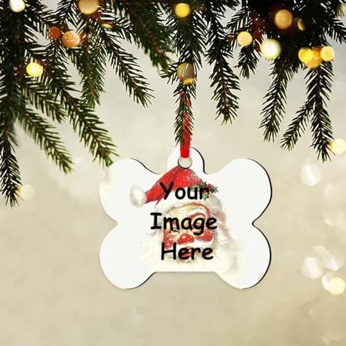 Custom Dog Photo Christmas Ornament