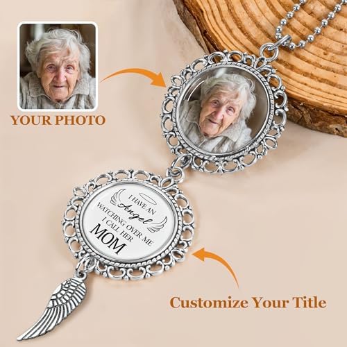 Custom Car Photo Ornament - I Have an Angel Watching Over Me