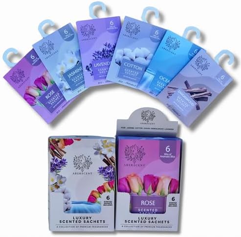 Aberscent Premium Scented Sachets 6-Pack