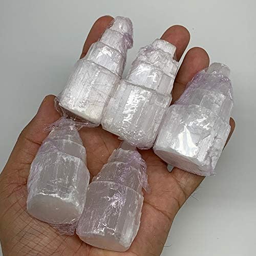 Natural Rough Selenite Crystal Tower 22-23 Inches