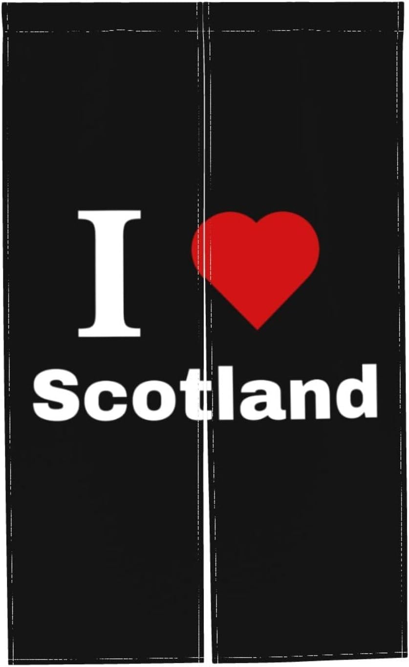 MULIHU I Love Scotland Blackout Curtains for Doorways
