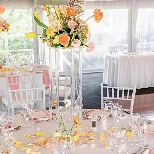 10 Pcs Clear Acrylic Wedding Centerpieces Stands
