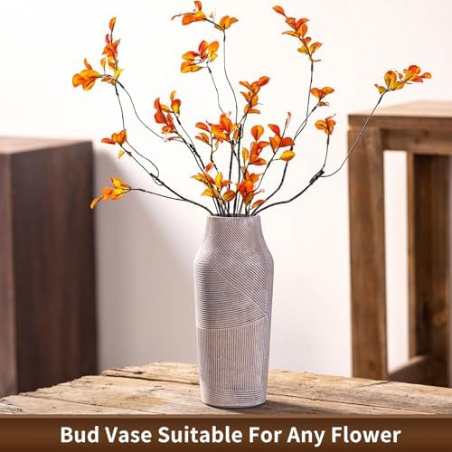 Vintage Ceramic Flower Vase 96 Inch Farmhouse Decor