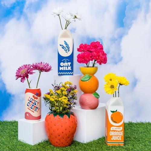 bando Vintage Rise and Shine Ceramic Vase