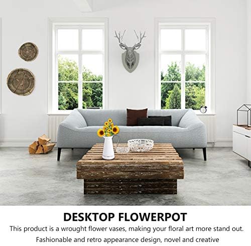 Vintage Flowerpot for Home Decor Elegant Rustic Planter