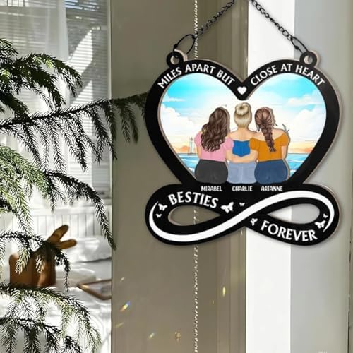 Not Sisters by Blood But Sisters by Heart Suncatcher
