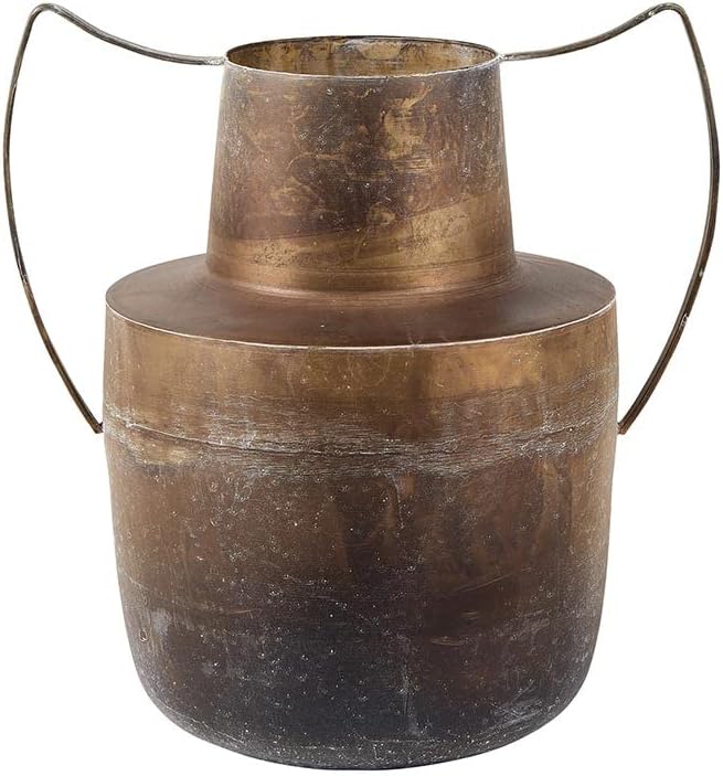 47th Main Rustic Flower Vase Brown