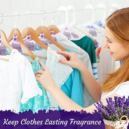 Demissle 240 Pcs Lavender Sachets for Drawers and Closets