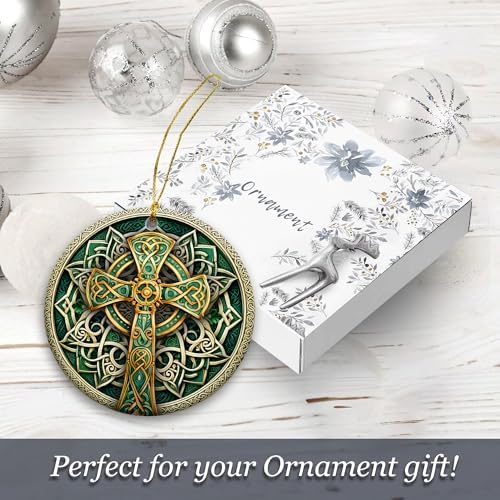 SunSky Gallery Irish Trinity Celtic Cross Ornament