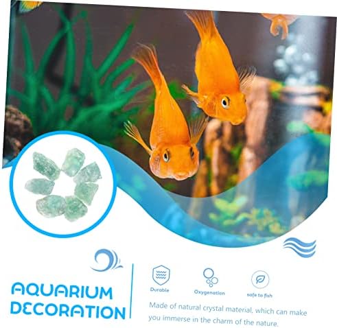 Green Fluorite Decor Stones for Home Aquarium and Office Use