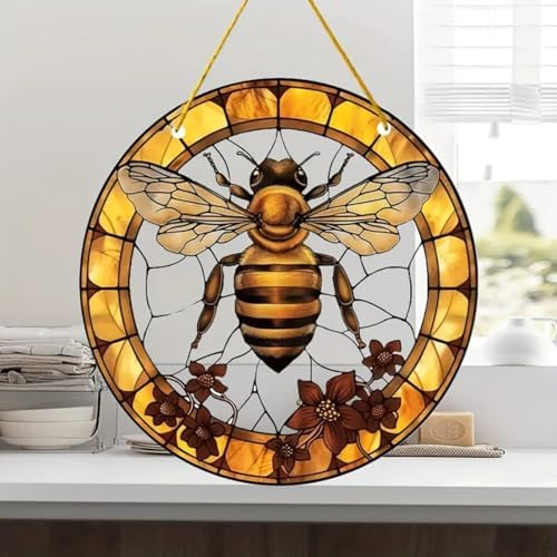 Grandma Memory Stained Glass Suncatcher