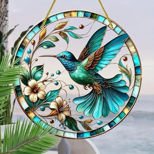 Grandma Memory Stained Glass Suncatcher